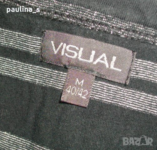 Памучна туника с ламе "Visual"® USA / универсален размер, снимка 8 - Туники - 26392520