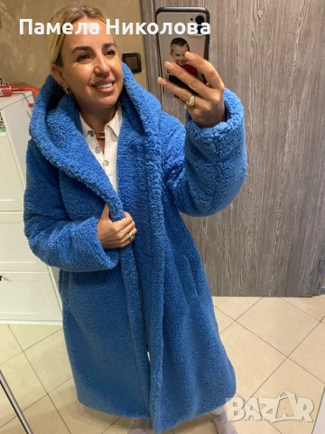 Дамско палто вълна, снимка 3 - Якета - 51902960