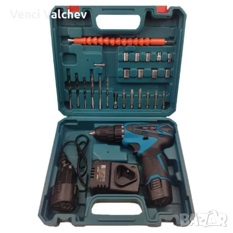 Акумулаторен Винтоверт с две батерии - Компелкт