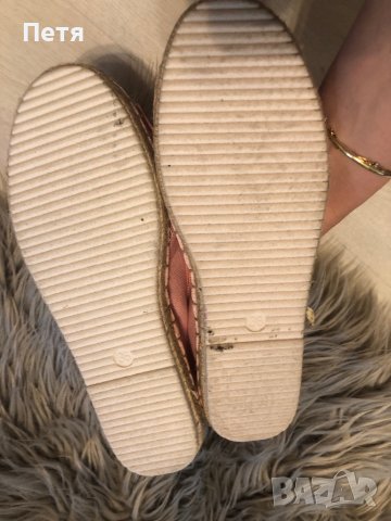 Розови мокасини с голяма панделка за момиче, снимка 2 - Детски гуменки - 40827425