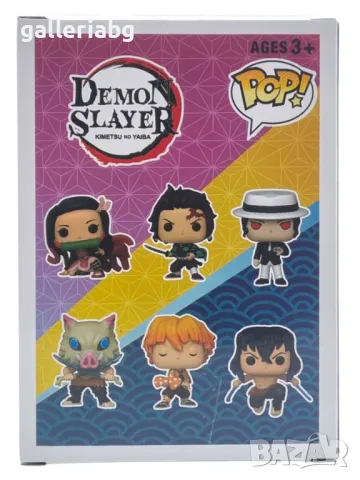 Фигура POP! Аниме: Demon Slayer - Inosuke Hashibira (Flocked) - Манга, снимка 2 - Фигурки - 49881723