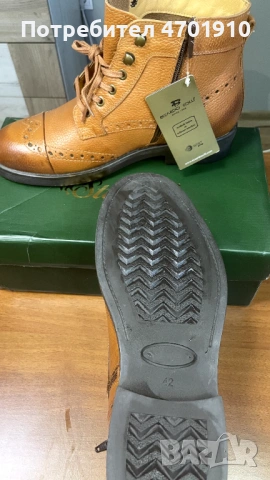 Зимни ботуши от естествена кожа от Riccardo Colli, снимка 4 - Мъжки боти - 53019064