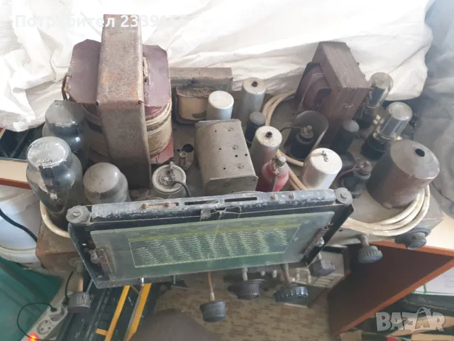 Стар лампов апарат, снимка 8 - Радиокасетофони, транзистори - 48859889