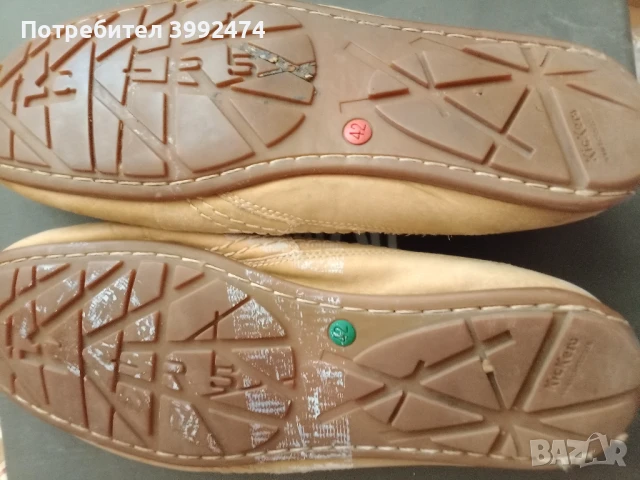 Мъжки кожени мокасини,42, снимка 2 - Спортно елегантни обувки - 51351216
