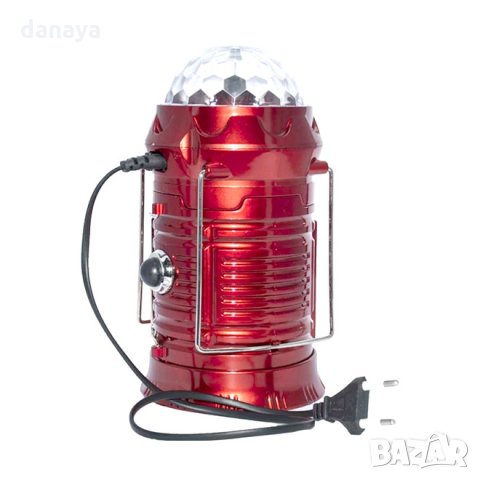 2109 Сгъваем соларен диско фенер за къмпинг диско лампа, снимка 7 - Къмпинг осветление - 32692118