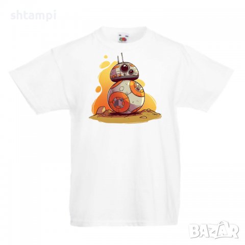 Детска тениска Star Wars BB-8 Star Wars,Игра,Изненада,Подарък,, снимка 9 - Детски Блузи и туники - 36658453