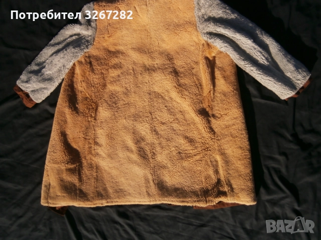 Шуба,Брезент,Естествена,Агнешка,Кожа, снимка 3 - Екипировка - 52818895