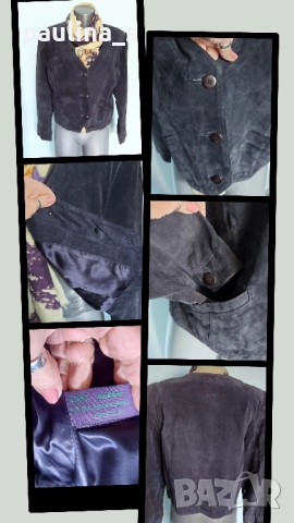 Три различни броя / Дамско яке от естествен велур , снимка 3 - Якета - 52128190