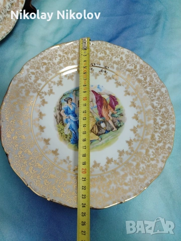 порцеланови чинии Трите грации, снимка 6 - Чинии - 53329690