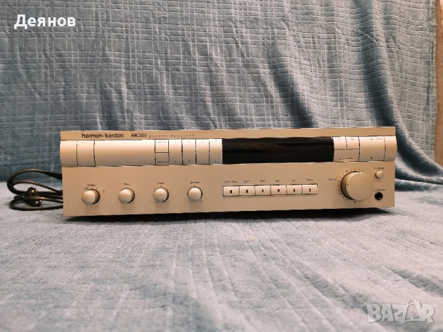 Ресийвър Harman Kardon HK 3300цвят „шампанско“, безупречен., снимка 2 - Ресийвъри, усилватели, смесителни пултове - 51871800