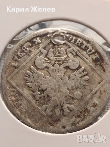 Сребърна монета 30 кройцера  1768г. Йозеф втори Виена Свещена Римска Империя 26745, снимка 8 - Нумизматика и бонистика - 42999762