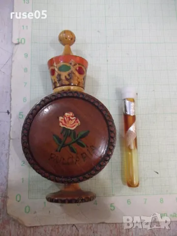 Мускал пирографирана бъклица от соца