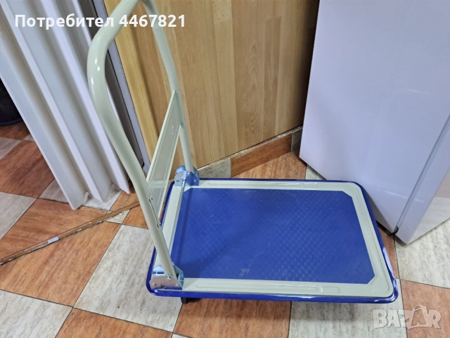 Метална ръчна количка за товар , снимка 5 - Друго търговско оборудване - 53508173