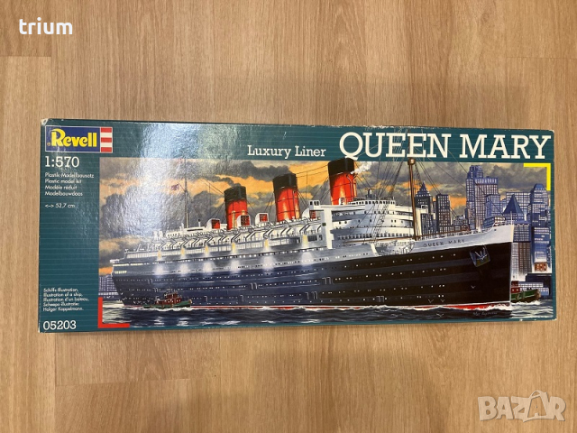 Сглобяем модел на пътнически кораб Revell - Queen Mary , снимка 1 - Игри и пъзели - 44848139