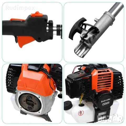 Mултифункционален бензинов тример за трева GREENYARD, 5 в 1- 52 куб.см 2.2 КW | Rudimpex.com, снимка 11 - Градинска техника - 50601301