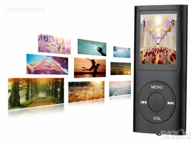 Портативен MP3 музика плеър до 32GB карта преносим видео Player 1,8" LCD HD MP4 Поддръжка на музикал