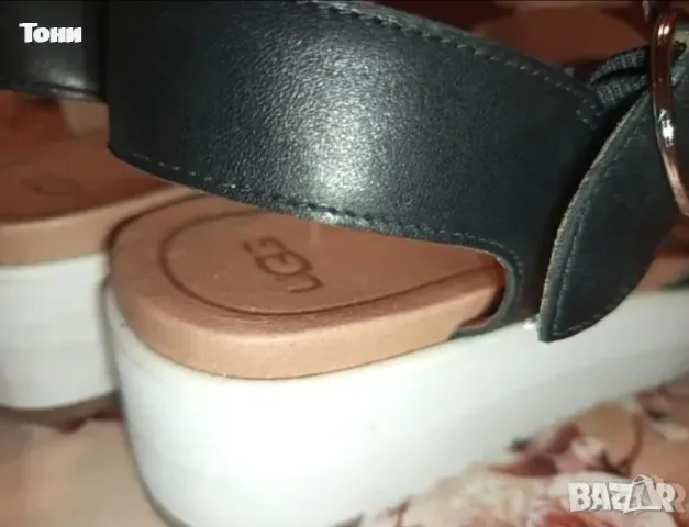 Нови Дамски Сандали Изцяло Естествена Кожа на Платформа 39, снимка 3 - Сандали - 49038208