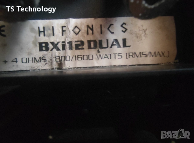 Hifonics BXi 12 DUAL субуфер, снимка 8 - Аксесоари и консумативи - 53045454