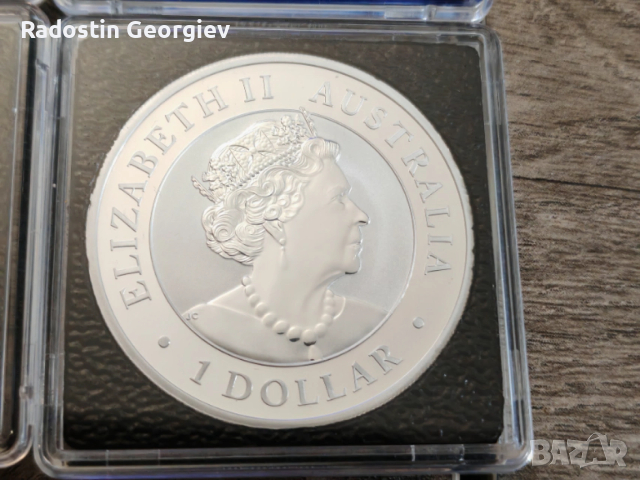 Сребърна Монета Австралийскa Кукабура 2023 Елизабет, снимка 4 - Нумизматика и бонистика - 53238404