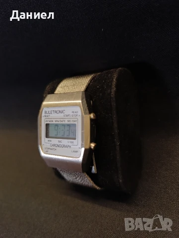 Часовник Buletronic 1981г конгресен., снимка 3 - Антикварни и старинни предмети - 51044944