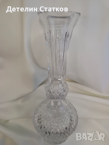 Кристална масивна ваза, снимка 3 - Декорация за дома - 52044565