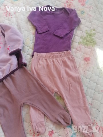 Puma блузка, name it и 2 чифта ританки , снимка 5 - Комплекти за бебе - 44842391