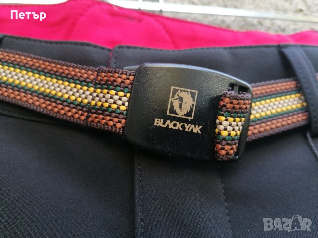 Продавам нов красив дамски черен зимен софт шел панталон влагоустойчив и ветроустойчив Black Yak , снимка 13 - Панталони - 42990113