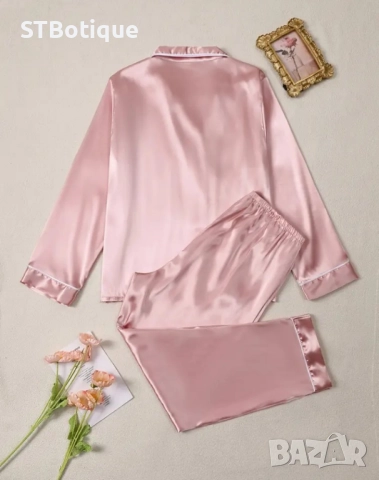 🌙✨ Елегантен дамски сатенен комплект от STBoutique ✨🌙 💋, снимка 10 - Пижами - 52209985