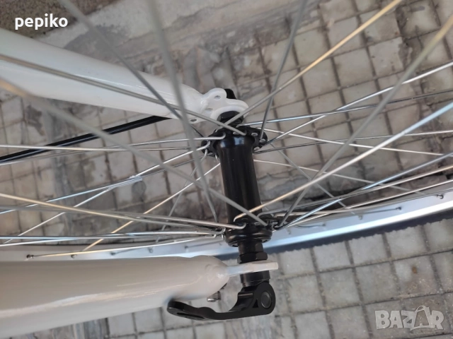 Продавам колела внос от Германия  градски алуминиев велосипед SPORTEC 26 цола с кошница, снимка 8 - Велосипеди - 52819296