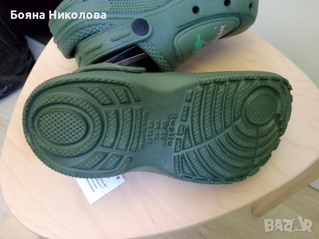 Нови гумени чехли тип крокс, н.30, Лидл, снимка 3 - Детски пантофи - 44907935