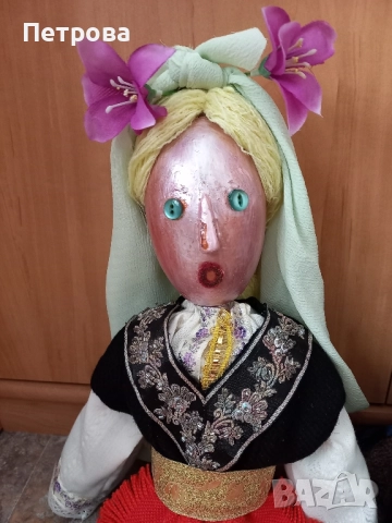 Нови дървени кукли ръчна изработка , снимка 5 - Декорация за дома - 51924135