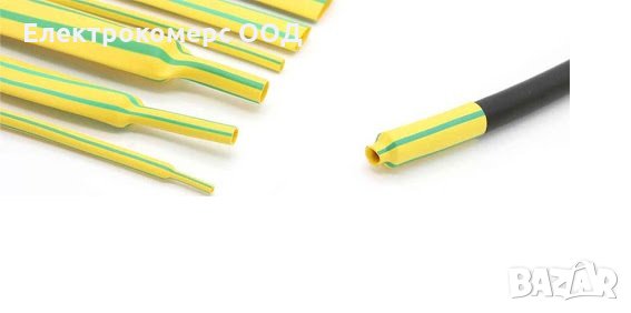 Термосвиваем шлаух жълтозелен (термошлаух), снимка 2 - Друга електроника - 28347019