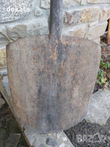 Стара дървена лопата за печене на Хляб -100 годишна, снимка 3 - Други ценни предмети - 43925214
