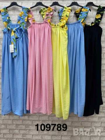Лятна рокля 4 цвята , снимка 3 - Рокли - 50748335