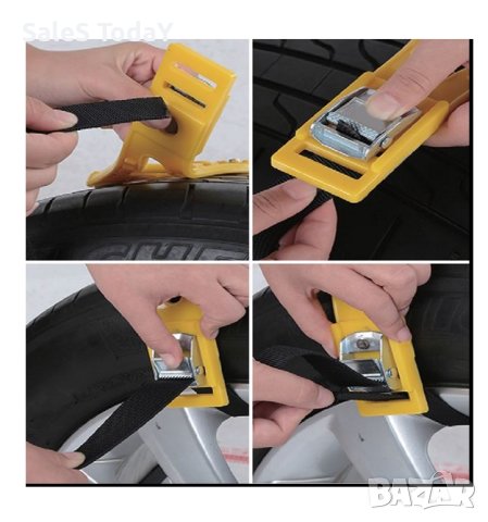 Вериги за сняг за многократна употреба - 4 бр., 4 шипа, снимка 3 - Аксесоари и консумативи - 42957021