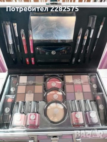 Куфарчета с гримове с немско качество в РОЗОВ ЦВЯТ , снимка 6 - Комплекти и лотове - 38881975
