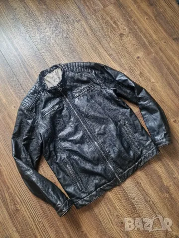 Страхотно мъжко кожено яке ANGELO LITRICO размер L , снимка 2 - Якета - 50321644