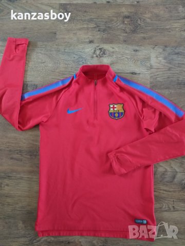 Nike Dry FC Barcelona - страхотна мъжка блуза С, снимка 5 - Спортни дрехи, екипи - 43854574