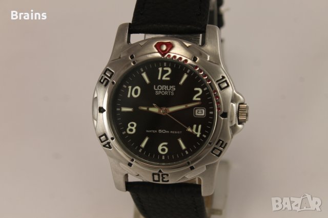 Мъжки Кварцов Спортен Часовник LORUS SPORTS Стомана, снимка 3 - Мъжки - 39679187