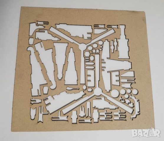 3D ПЪЗЕЛ - Военен Хеликоптер, снимка 4 - Пъзели - 52222169