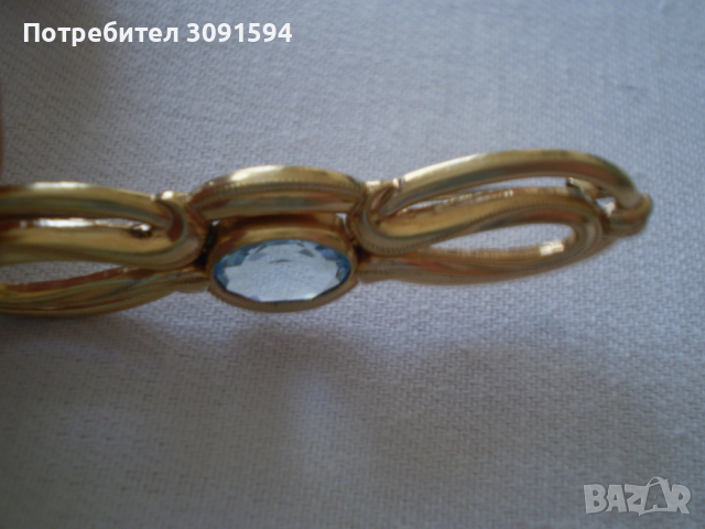 Античен син камък брошка - Art Deco - Германия 30-те години - брошка  Брошка Германия. 30-те години , снимка 3 - Антикварни и старинни предмети - 36512772