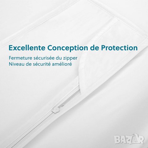  Протектор за матраци BEDSURE - 140х190, снимка 6 - Протектори за матраци - 40305565