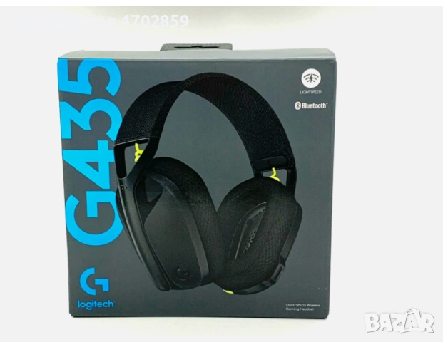 Logitech G435 LIGHTSPEED | Безжични | PS5 / PC | Bluetooth | Нови | Гаранция, снимка 4 - Слушалки и портативни колонки - 53412674