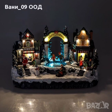 Коледно селце със звук, светлина и движение , снимка 2 - Декорация за дома - 52304150