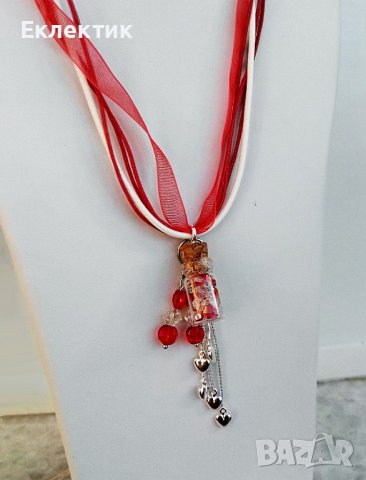 Колие чокър, снимка 4 - Колиета, медальони, синджири - 39450209