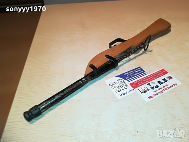 РЕТРО ПУШКА-МЕТАЛ И ДЪРВО-45СМ, снимка 7 - Колекции - 28228578