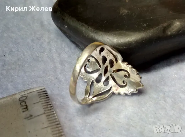 РАЗКОШЕН АЖУРЕН СКЪПОЦЕНЕН СРЕБЪРЕН ПРЪСТЕН СРЕБРО 925 ИНКРУСТИРАН с ФАСЕТИРАНИ МАРКАЗИТИ 49113, снимка 7 - Пръстени - 50024244