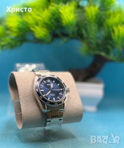 Мъжки часовник SEIKO 5M82-0BE0 Kinetic, 100 м водоустойчивост   , снимка 4 - Мъжки - 52248035