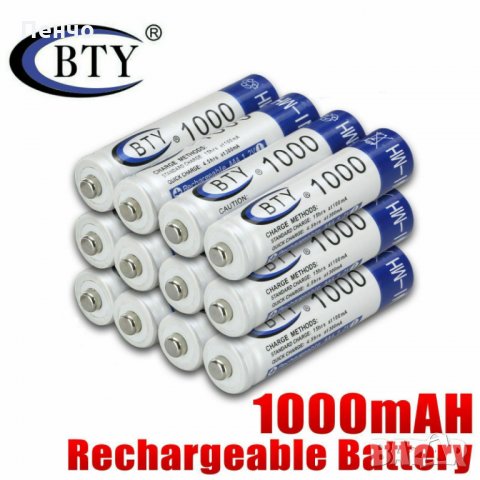 4 бр AAA 1000 mAh 1.2V Ni-MH акумулаторни батерии акумулаторна батерия презареждащи за MP3 фотоапара, снимка 1 - Друга електроника - 26444452