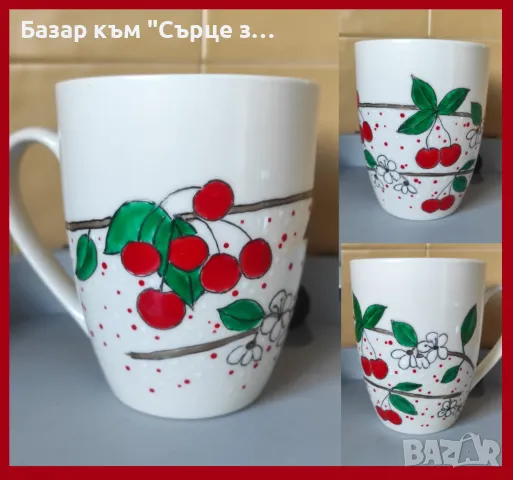 Ръчно рисувани чаши, подложки, снимка 18 - Други - 21980542